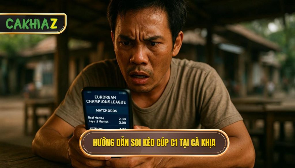 Hướng dẫn soi kèo Cúp C1 tại Cà Khịa