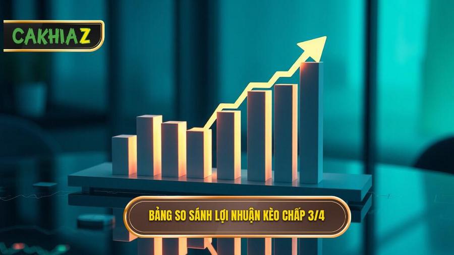 Bảng so sánh lợi nhuận Kèo chấp 3/4 (0.75)