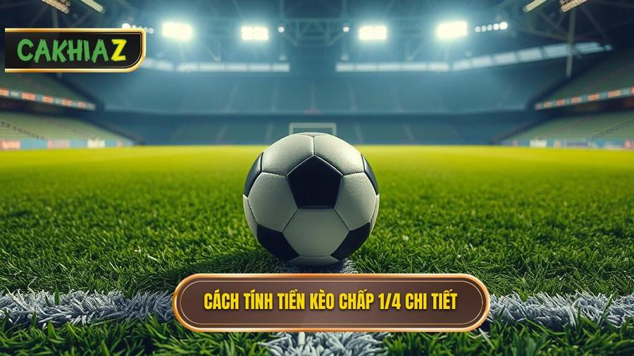 Cách tính tiền thắng thua khi chơi Kèo chấp 1/4 (0.25)