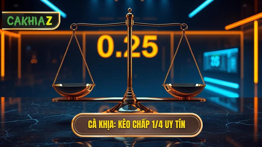 Kèo chấp 1/4 (0.25) là gì? Cẩm nang chinh phục kèo đồng banh nửa trái từ A-Z