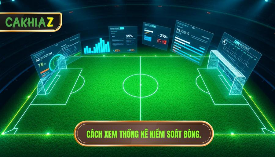 Cách xem thống kê kiểm soát bóng.