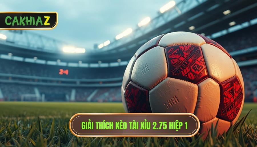 Giải thích kèo tài xỉu 2.75 hiệp 1
