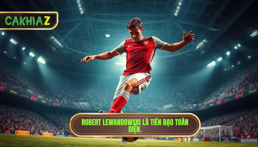 Robert Lewandowski là tiền đạo toàn diện.