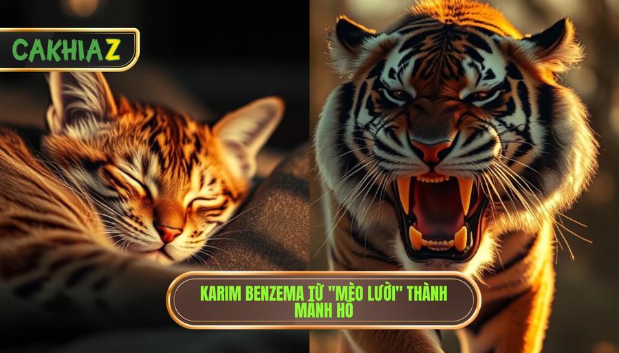  Karim Benzema từ "mèo lười" thành mãnh hổ