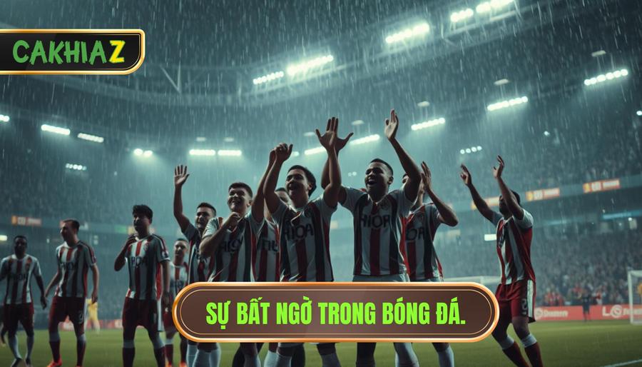 1. Sự bất ngờ trong bóng đá.